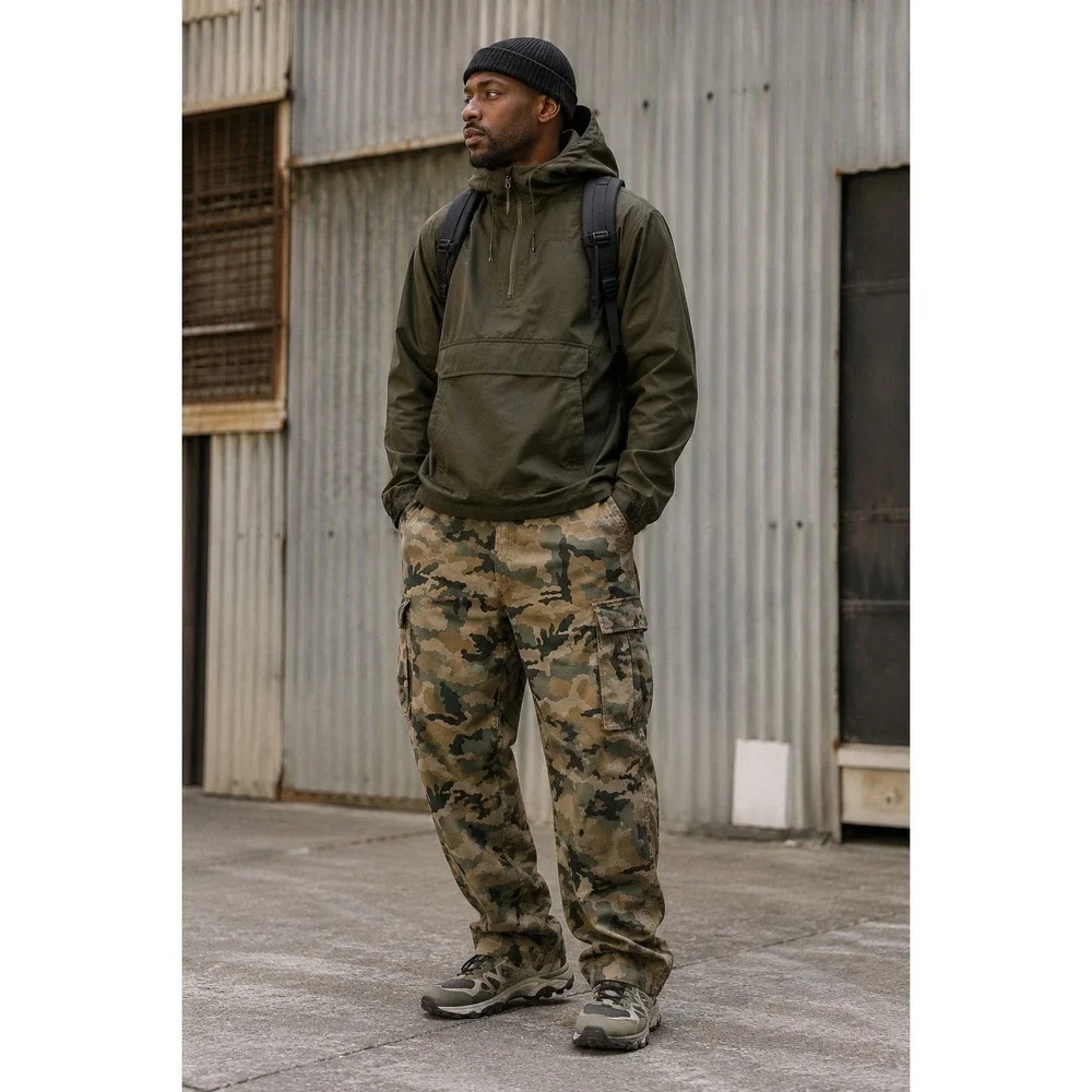 Levi's White Tab Camo Cargo Pants Men's 42x30 Military Utility Tactical Cotton